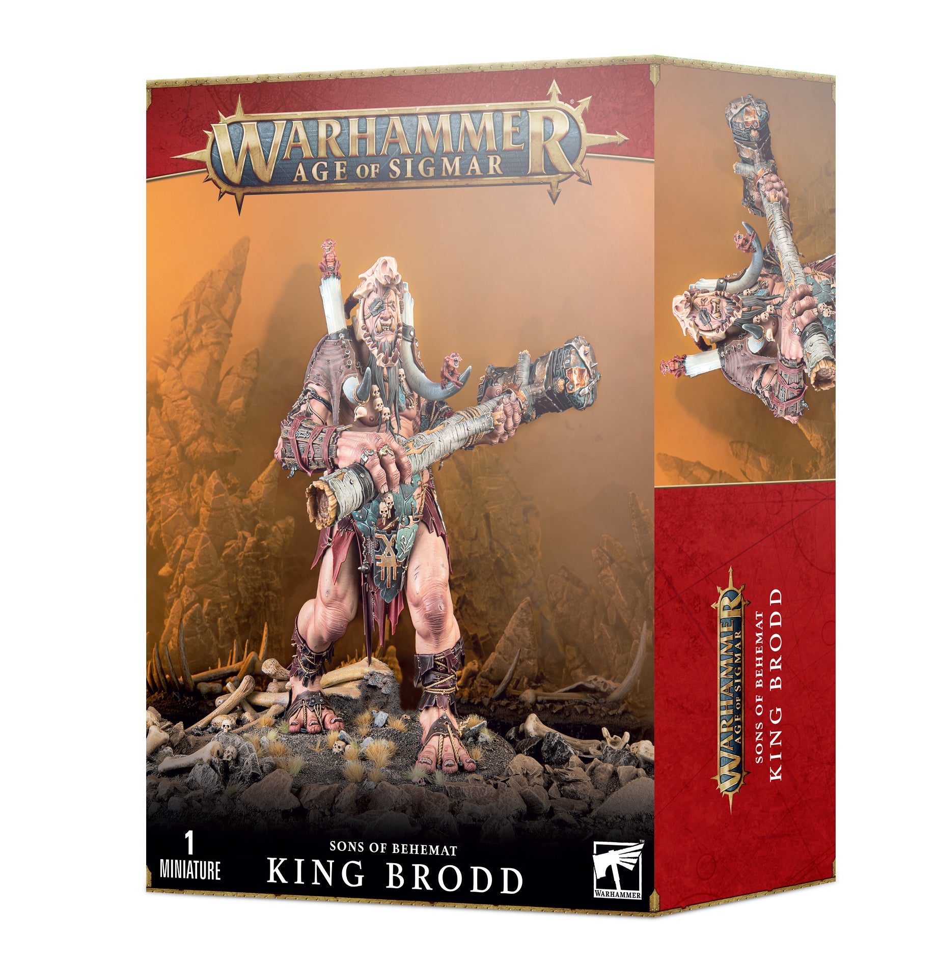 Warhammer Age of Sigmar: Sons of Behemat King Brodd*