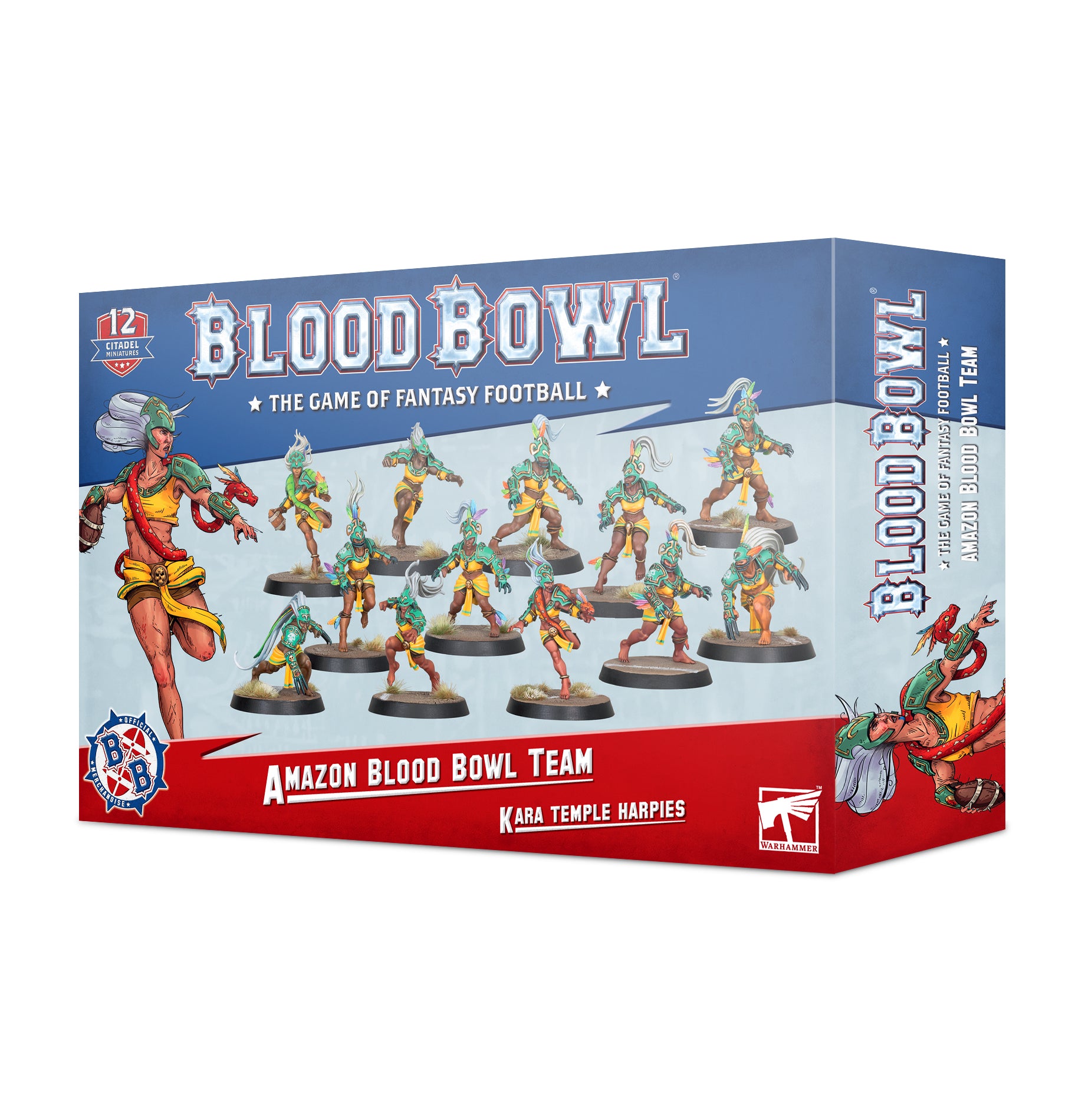 Blood Bowl: Kara Temple Harpies Amazon Team