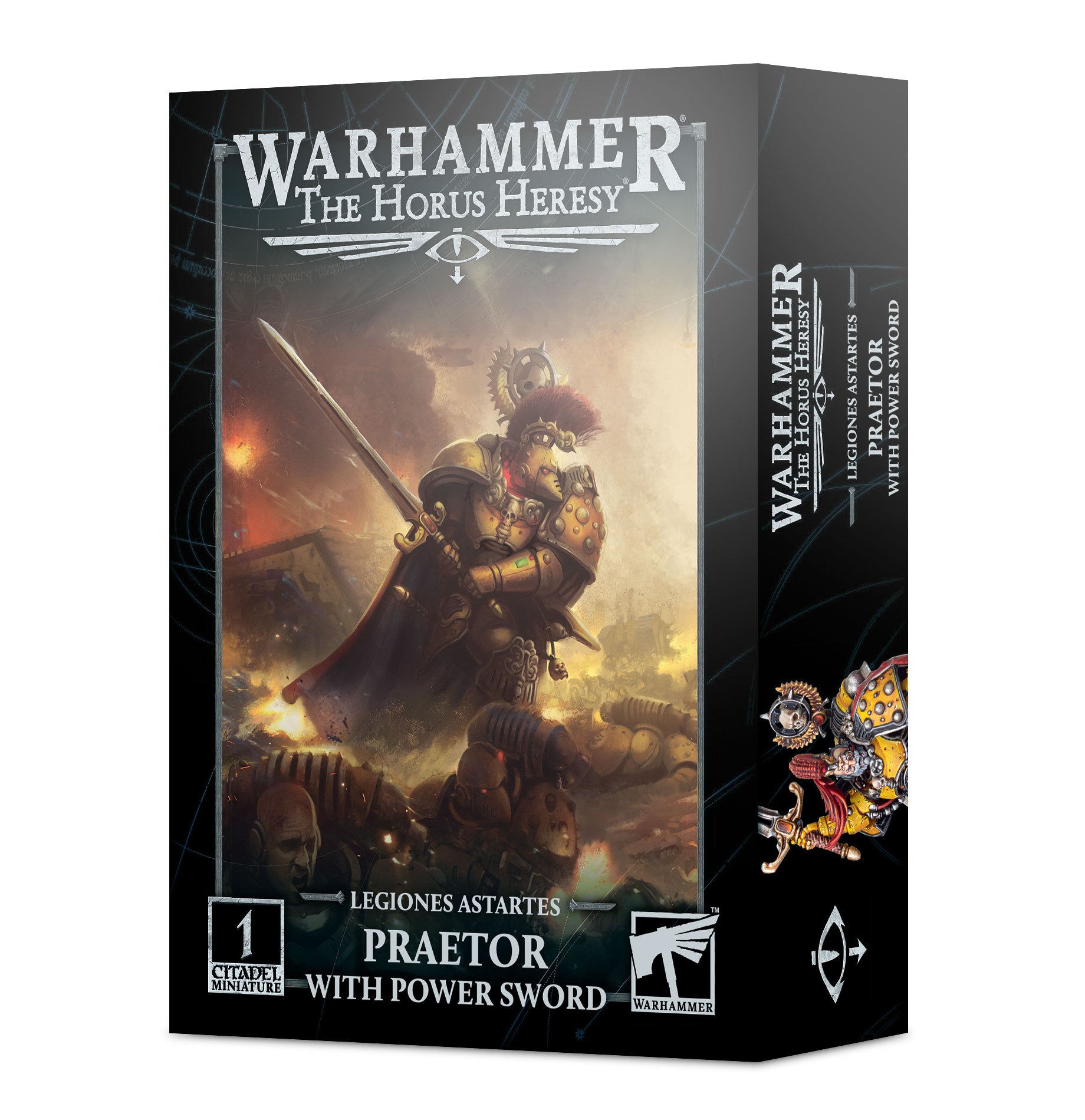 Warhammer Horus Heresy: Legiones Astartes Praetor with Power Sword