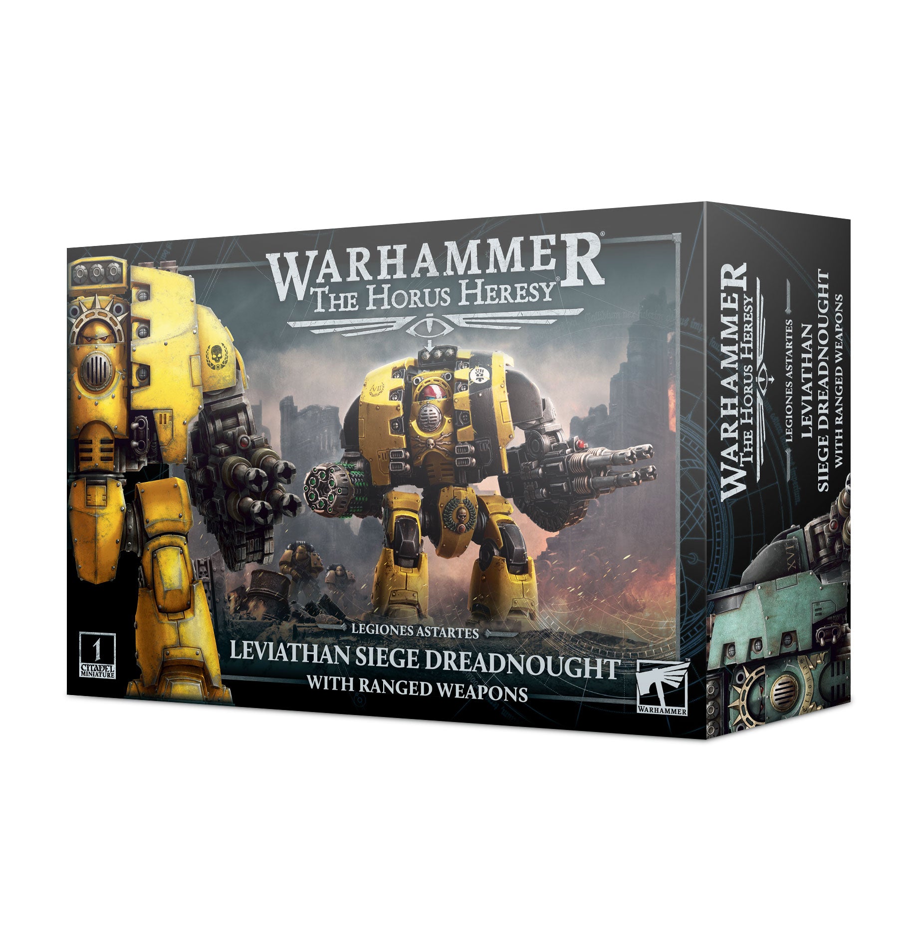 Warhammer Horus Heresy: Legiones Astartes Leviathan Siege Dreadnought with Ranged Weapons