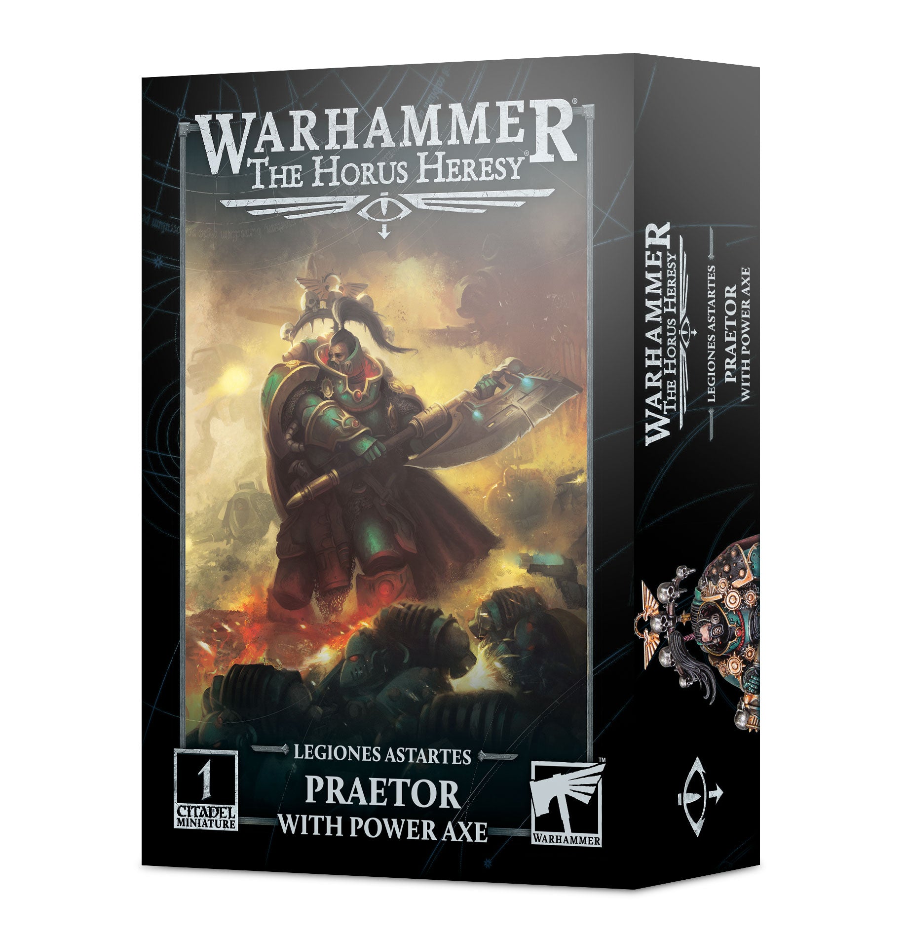 Warhammer Horus Heresy: Legiones Astartes Praetor With Power Axe