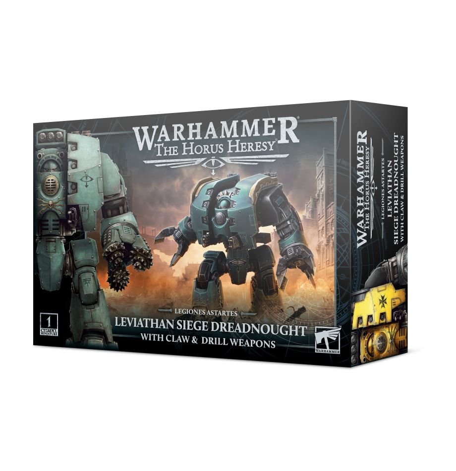 Warhammer Horus Heresy: Legiones Astartes Leviathan Siege Dreadnought with Claw & Drill Weapons