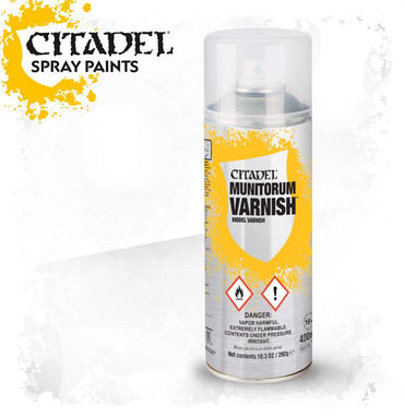 Citadel Colour Spray : Munitorum Varnish 400ml