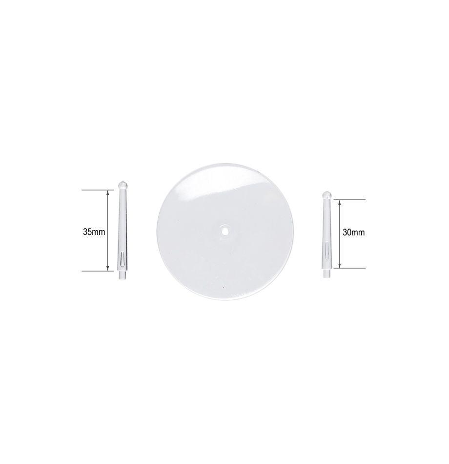 Citadel Balltop Flying Stems with 60mm Round Bases (3)