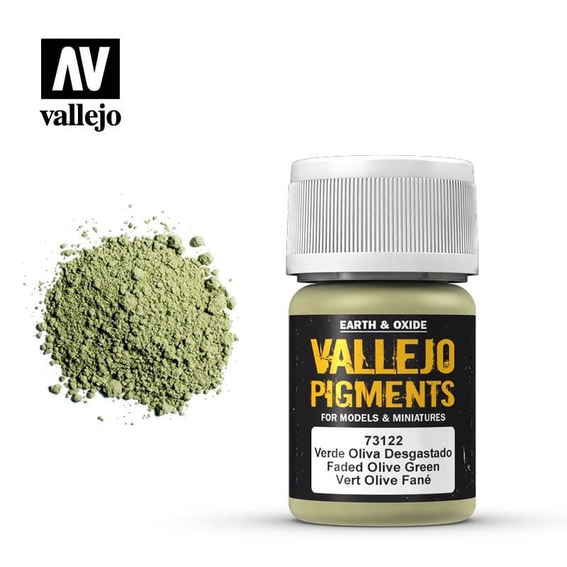 Vallejo: Pigments: Fades Olive Green 30ml