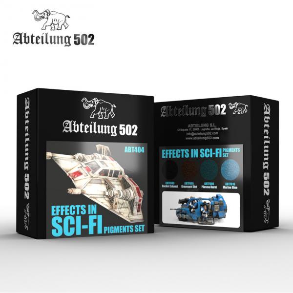 Ak-Interactive: Abteilung 502 Effects In Sci-Fi Pigments Set