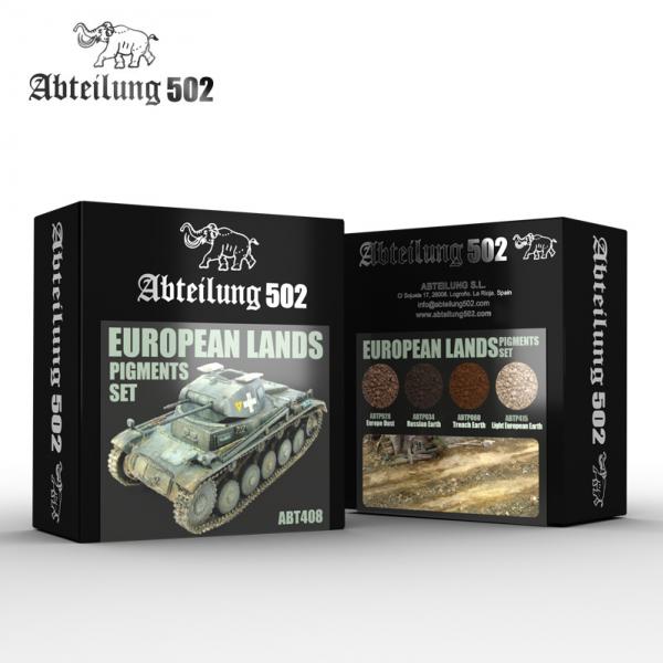 Ak-Interactive: Abteilung 502 European Lands Pigments Set