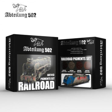 Ak-Interactive: Abteilung 502 Railroad Pigments Set