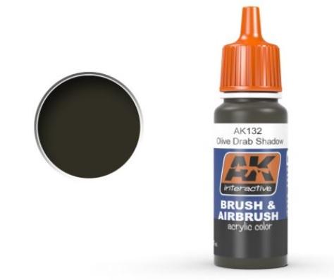 Ak-Interactive: Olive Drab Shadow Acrylic Paint