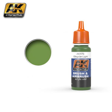 Ak-Interactive: Olivgrun Light Acrylic Paint