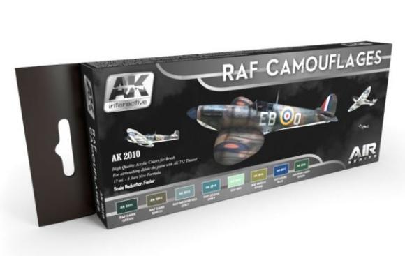 Ak-Interactive: Raf Camouflages Colors Set
