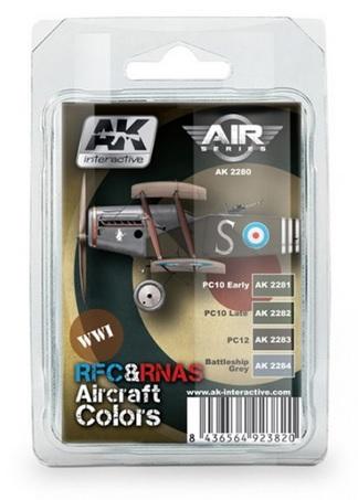 Ak-Interactive: Rfc & Rnas Aircraft Colors Set