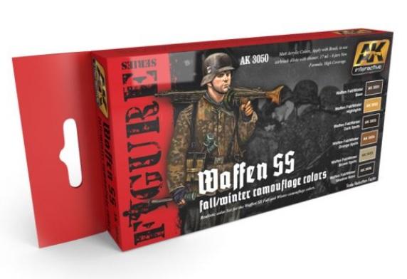 Ak-Interactive: Waffen Ss Fall/Winter Camouflage Colours Set