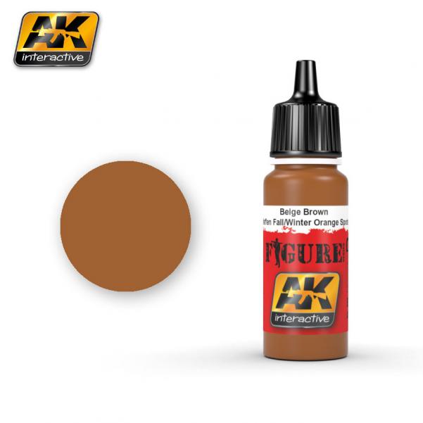 Ak-Interactive: Beige Brown Waffen Fall / Winter Orange Spots Acrylic Paint