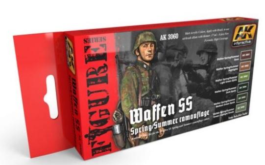 Ak-Interactive: Waffen Ss Spring/Summer Camouflage Colors Set