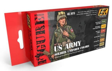 Ak-Interactive: Us Army Soldier Uniform Colors Wwii Colors Set
