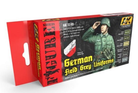 Ak-Interactive: German Field Grey Uniforms Colors Set