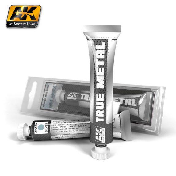 Ak-Interactive: (True Metal Wax-Base) True Metal Silver