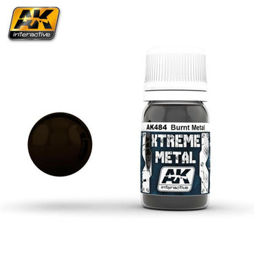 Ak-Interactive: (Metalics) Xtreme Metal Burnt Metal 30Ml
