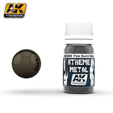 Ak-Interactive: (Metalics) Xtreme Metal Pale Burnt Metal 30Ml