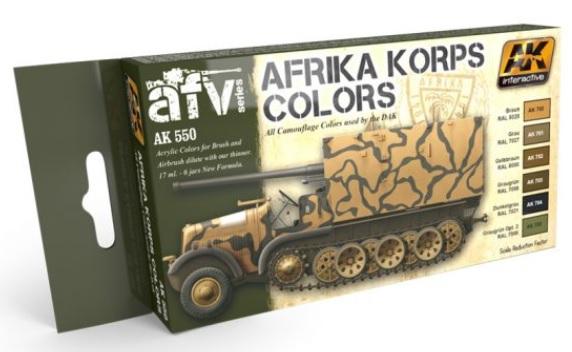 Ak-Interactive: Afrika Korps Colors Set