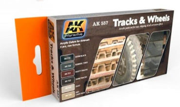 Ak-Interactive: Track And Wheels Colors Set