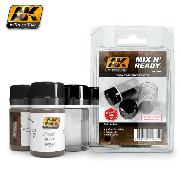 Ak-Interactive: (Accessory) Mix Nã¢¬¢ Ready Jars 35Ml (Enamels) (4)