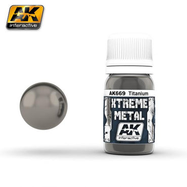 Ak-Interactive: (Metalics) Xtreme Metal Titanium 30Ml