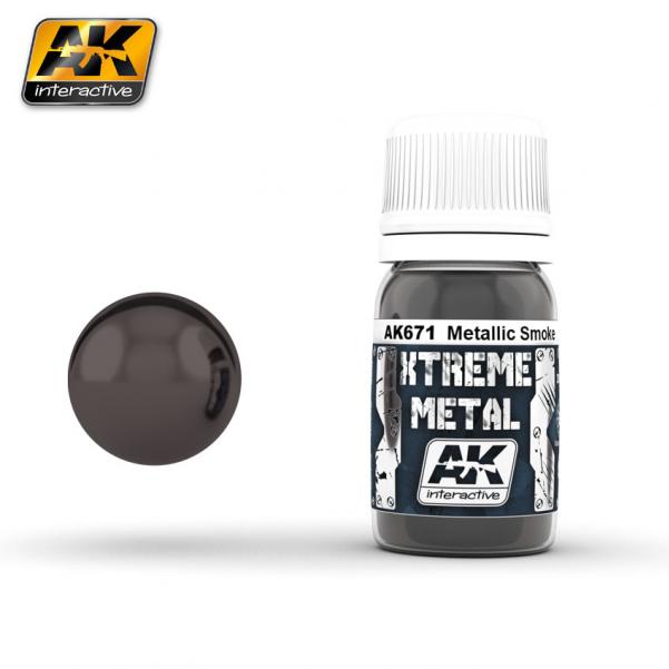 Ak-Interactive: (Metalics) Xtreme Metal Smoke Metallic 30Ml