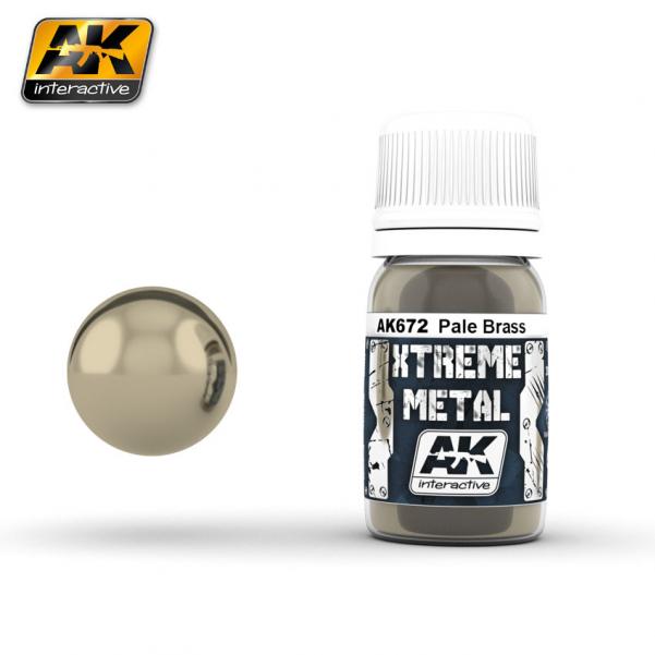 Ak-Interactive: (Metalics) Xtreme Metal Pale Brass 30Ml