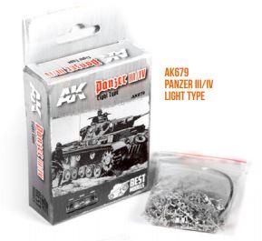 Ak-Interactive: (Accessory) Tank Tracks - Panzer Iii / Iv Light Type