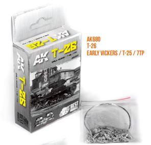 Ak-Interactive: (Accessory) Tank Tracks - T-26 Early Vickers / T-25 / 7Tp