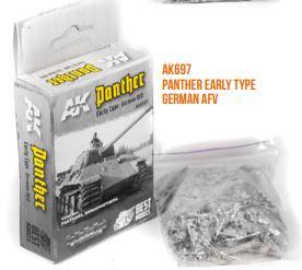 Ak-Interactive: (Accessory) Tank Tracks - Panther Early Type German Afv