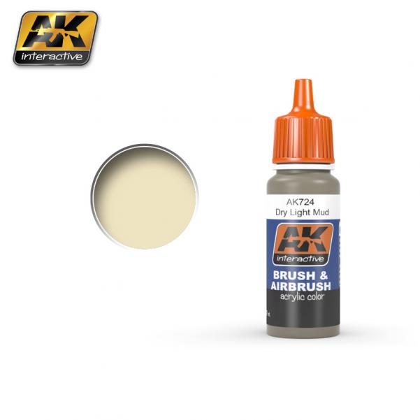 Ak-Interactive: Dry Light Mud Acrylic Paint