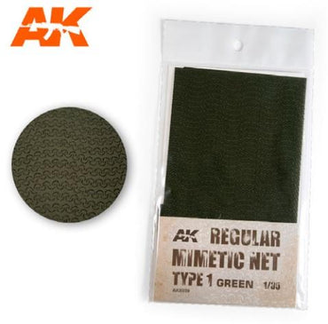 Ak-Interactive: (Accessory) Camouflage Mimetic Net Type 1 - Green