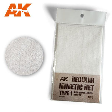 Ak-Interactive: (Accessory) Camouflage Mimetic Net Type 1 - Personalized White