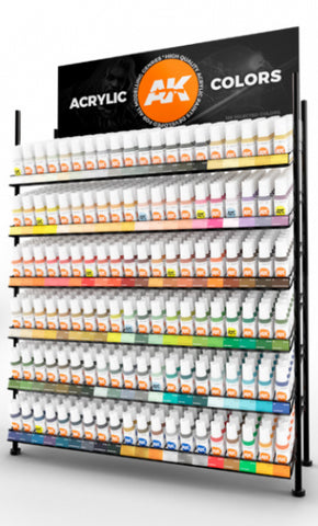 Ak-Interactive: (3Rd Gen) Acrylic 3Rd Gen Sales Counter Rack (120 Colors X 8 Units) [Retail Only