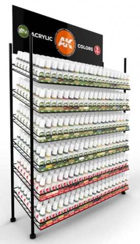 Ak-Interactive: Acrylic 3Rd Generation Tabletop Rack (80 Afv + 40 Figure X 8 Units) [Retail Only