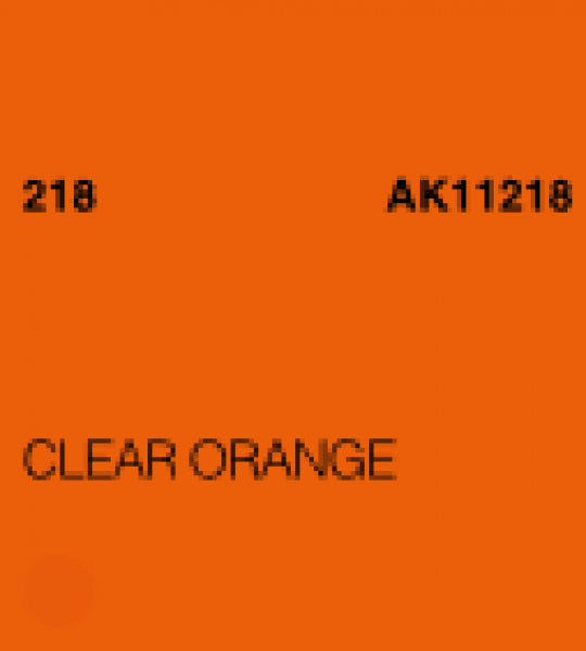 Ak-Interactive: (3Rd Gen) Acrylic - Clear Orange (17Ml)