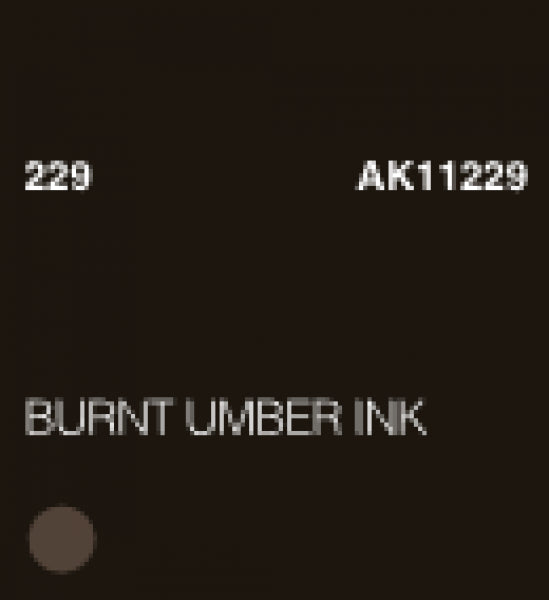 Ak-Interactive: (3Rd Gen) Acrylic - Burnt Umber Ink (17Ml)