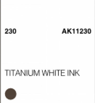 Ak-Interactive: (3Rd Gen) Acrylic - Titanium White Ink (17Ml)