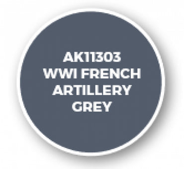 Ak-Interactive: Afv Acrylics (3Rd Gen) - Wwi French Artillery Grey