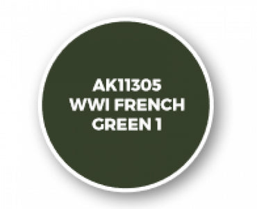 Ak-Interactive: Afv Acrylics (3Rd Gen) - Wwi French Green 1