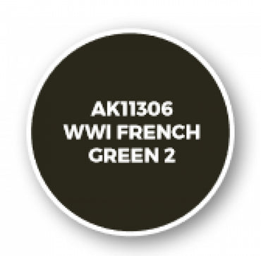Ak-Interactive: Afv Acrylics (3Rd Gen) - Wwi French Green 2