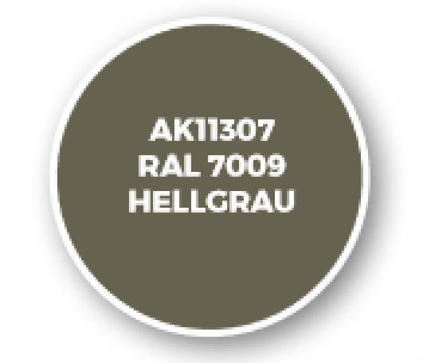 Ak-Interactive: Afv Acrylics (3Rd Gen) - Ral 7009 Hellgrau