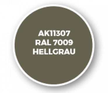 Ak-Interactive: Afv Acrylics (3Rd Gen) - Ral 7009 Hellgrau