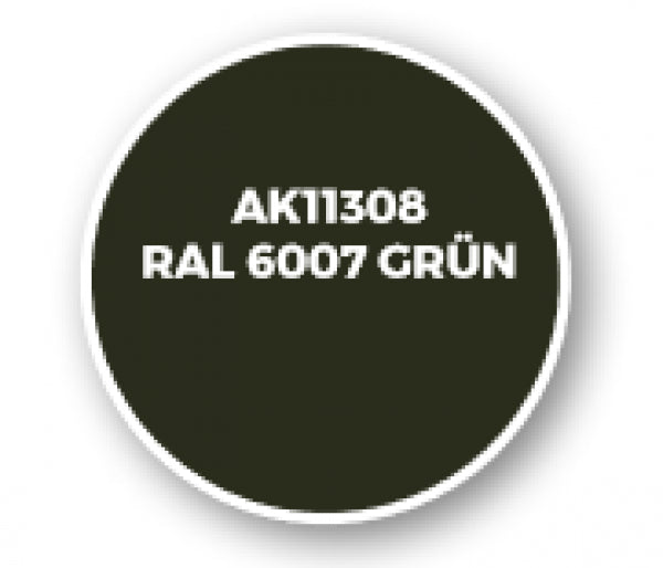 Ak-Interactive: Afv Acrylics (3Rd Gen) - Ral 6007 Grã¼N