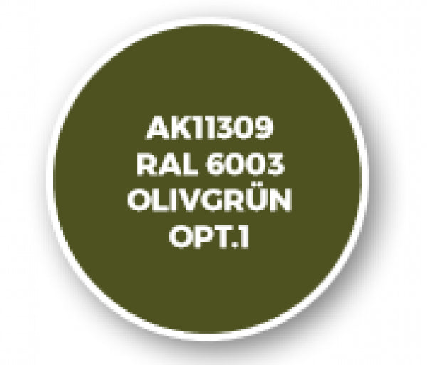 Ak-Interactive: Afv Acrylics (3Rd Gen) - Ral 6003 Olivgrã¼N Opt.1