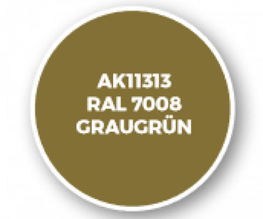 Ak-Interactive: Afv Acrylics (3Rd Gen) - Ral 7008 Graugrã¼N