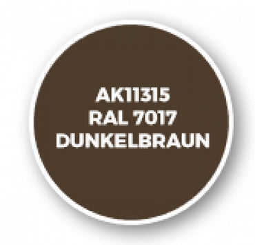 Ak-Interactive: Afv Acrylics (3Rd Gen) - Ral 7017 Dunkelbraun
